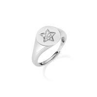 Ring Amen Woman Diamond in Silver Zircone RCHSBBZ3 - RCHSBBZ3